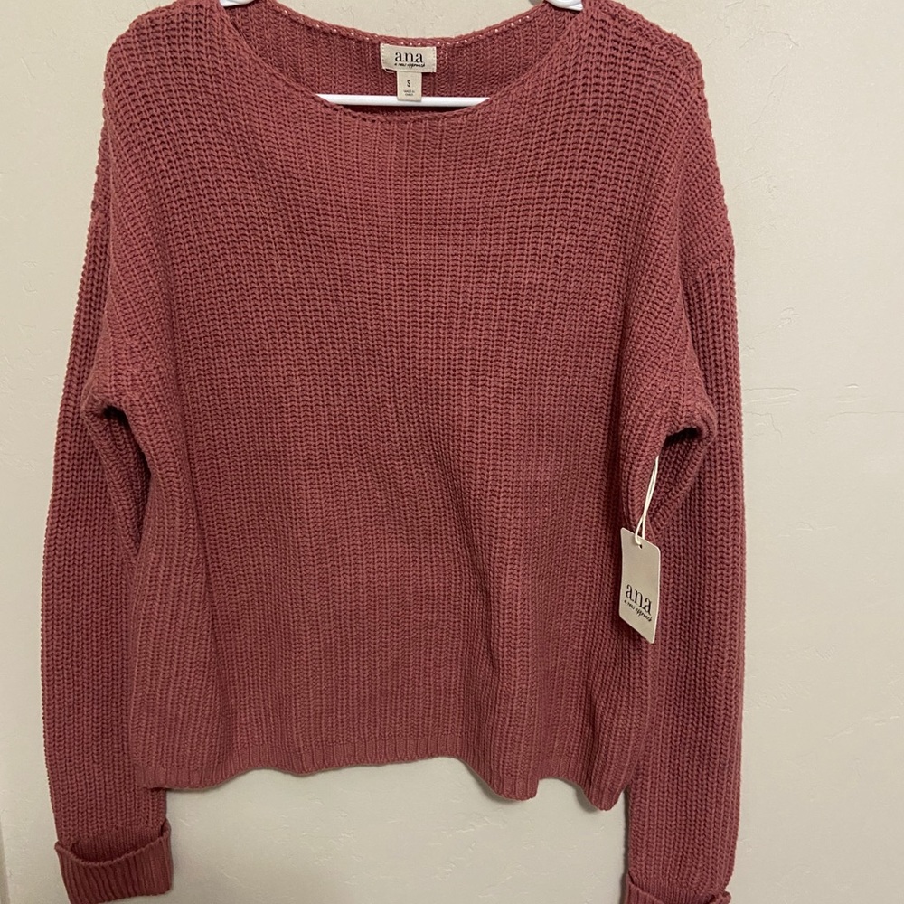 NWT Knitted Pink Sweater